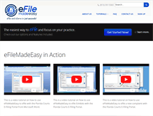 Tablet Screenshot of efilemadeeasy.com